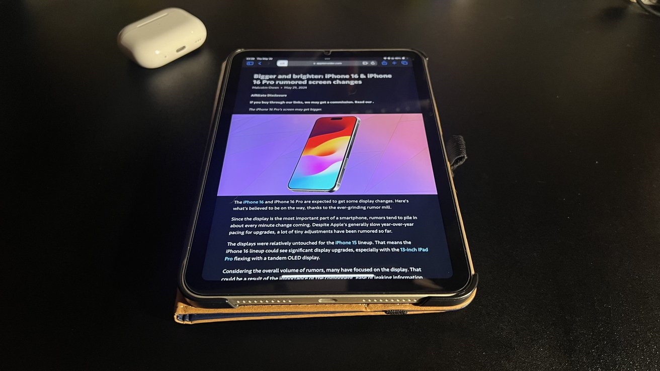 iPad reader mode